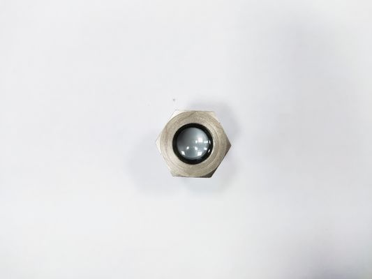 Schleifguss / Flansche Hermetische Sichtplatte Hochleistungsglas bis Metalldichtung