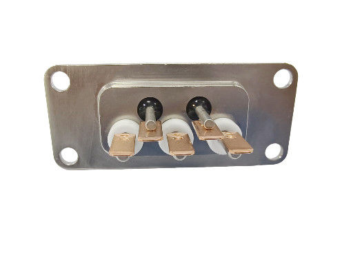10 PINS-Kern Kupferplattiert-Zinn-Hermetische Dichtungsterminal mit doppelten Lötkissen, hergestellt durch Glas-Keramik-Metall-Sinterung