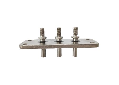6.2mm X 42.5mm X 42.5mm Verbindungsterminalplatte Nennspannung 600V Isolierfähigkeit von 2000MΩ für Anwendungen