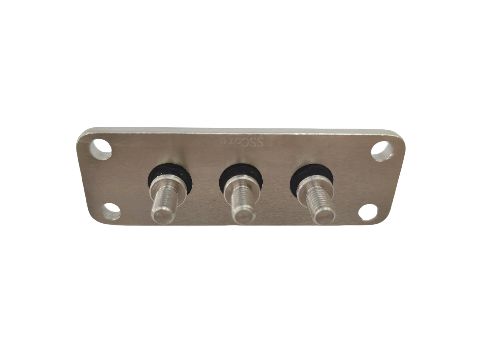 6.2mm X 42.5mm X 42.5mm Verbindungsterminalplatte Nennspannung 600V Isolierfähigkeit von 2000MΩ für Anwendungen