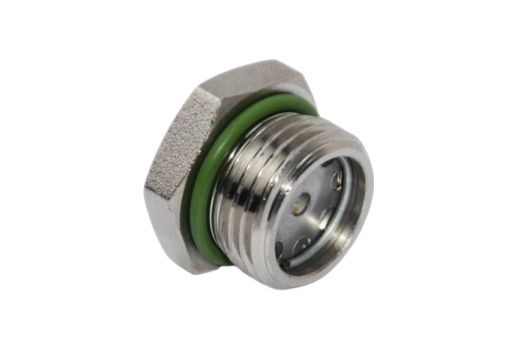 Hervorragende chemische Beständigkeit hermetische Sichtscheibe für Gewindeanschluss in industriellen Anwendungen