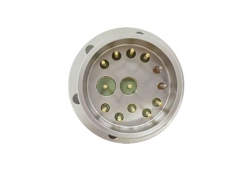 Silberne Glasmetall-Dichtungen mit Pin-Material 4J50-Legierung, ideal für dauerhafte elektrische und mechanische Komponentenabdichtung
