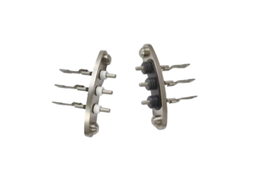 Pin Material SUH446 Hermetisch abgedichtete Klemme Nennspannung 960V Elektrische Verbindungslösung für industrielle Anwendungen
